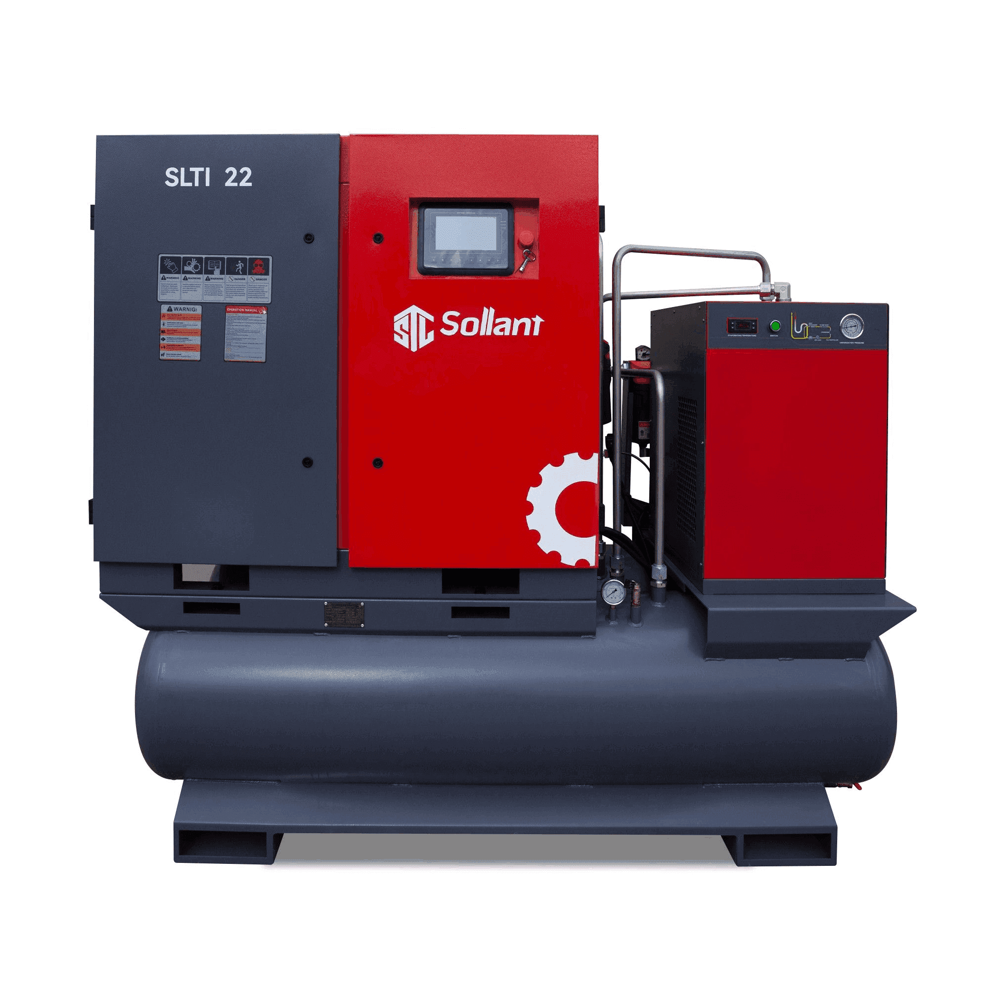 Compressor open view